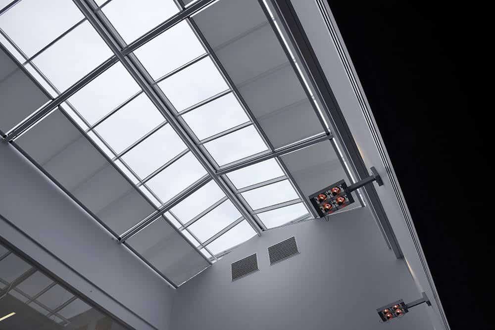 Roller blinds for long windows