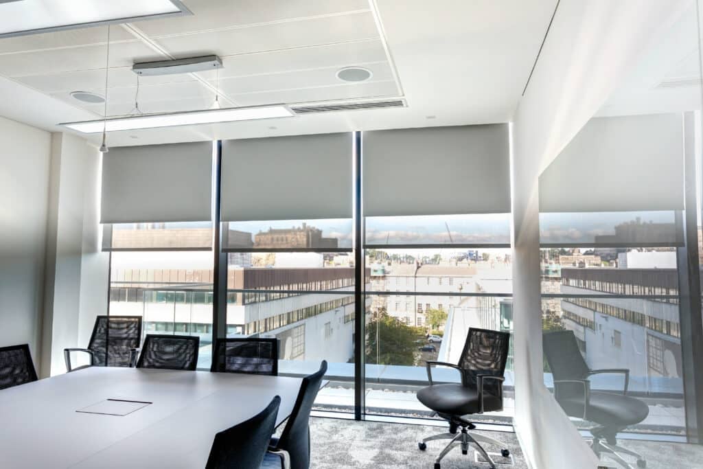 Bank of Montreal Motorised Blinds